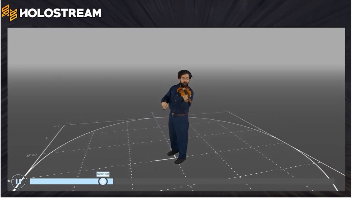 Volumetric video streaming with HoloStream